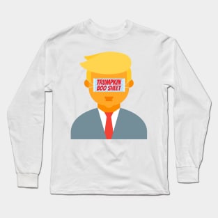 Trumpkin Boo Sheet Mask Long Sleeve T-Shirt